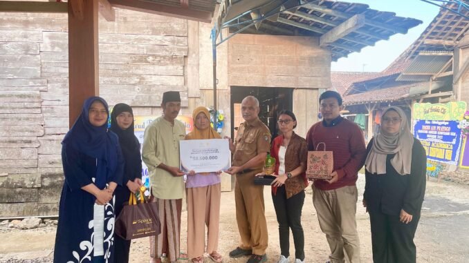 Tali asih untuk keluarga alm Bagus Prayoga